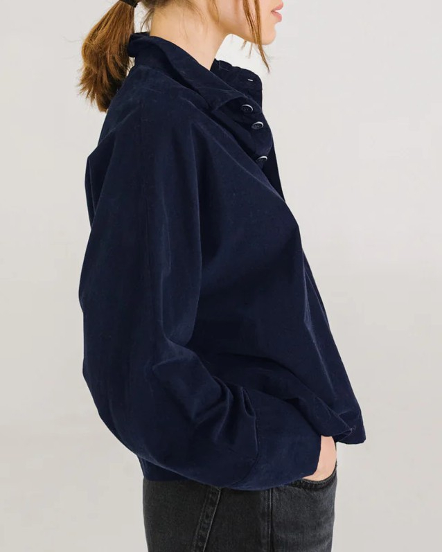 CHEMISE JOANIE BLEU ~ SACRE COEUR